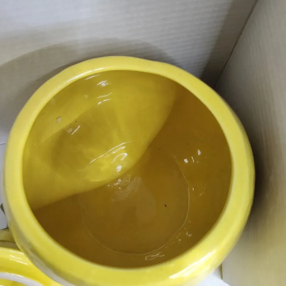 Vintage Large Yellow Lemaon Cookie Jar